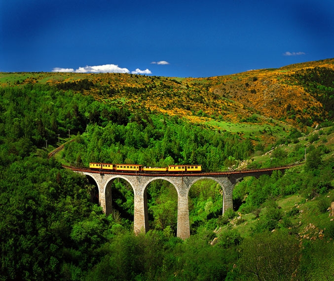 El tren groc de la Cerdaña